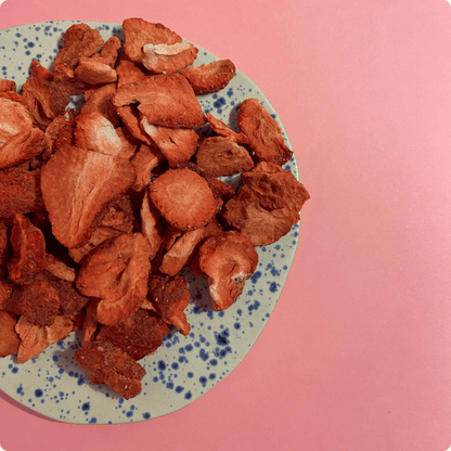 Tranches de fraises biologiques lyophilisées - 3